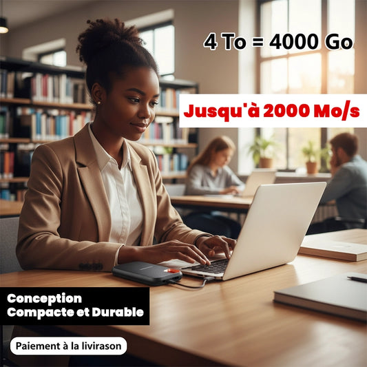 SDisk™ 4 Téraoctets – Stockage Ultra-Rapide, Compact et Fiable